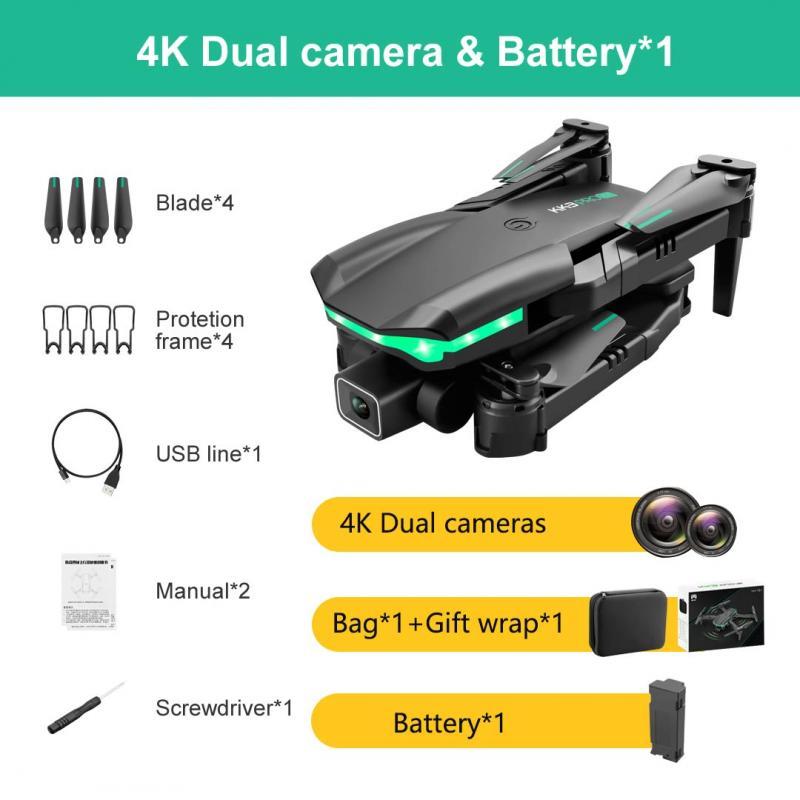KK3 Pro Drones With Camera Quadcopter Toys Hd 4k Rc Plane Remote Control Helicopter Fpv Dron Obstacle Avoidance Children Gifts