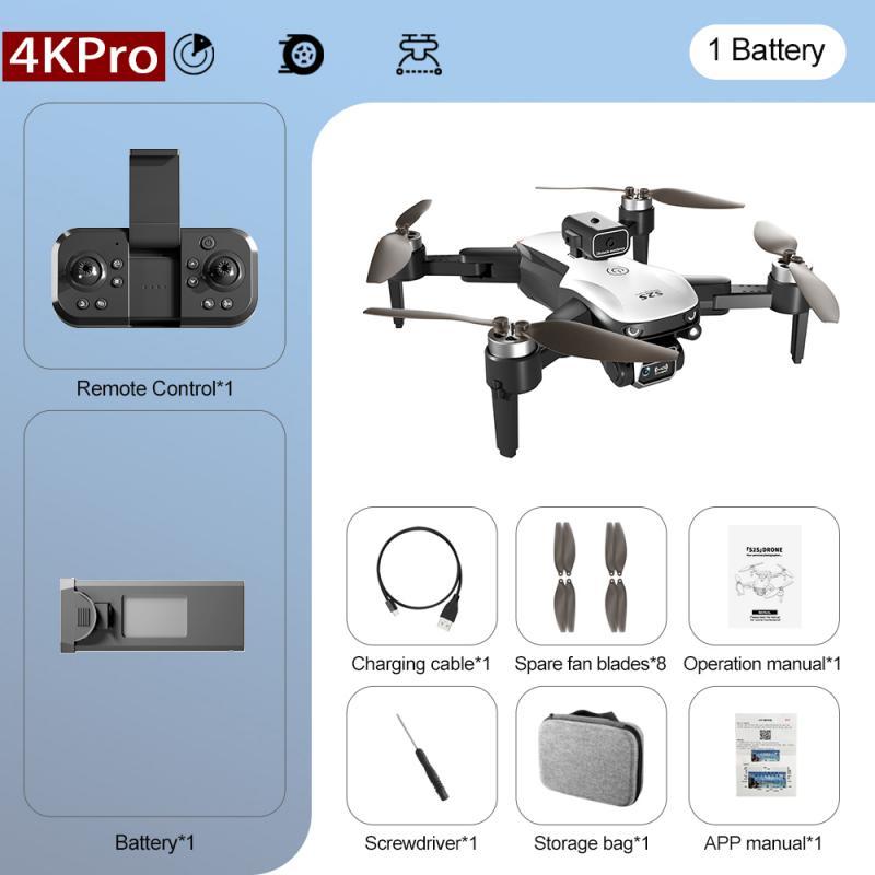 S2S Pro 4K Drone Professional Obstacle Avoidance 8K Dual HD Camera 5G Brushless Motor Foldable RC Quadcopter Toys Gifts
