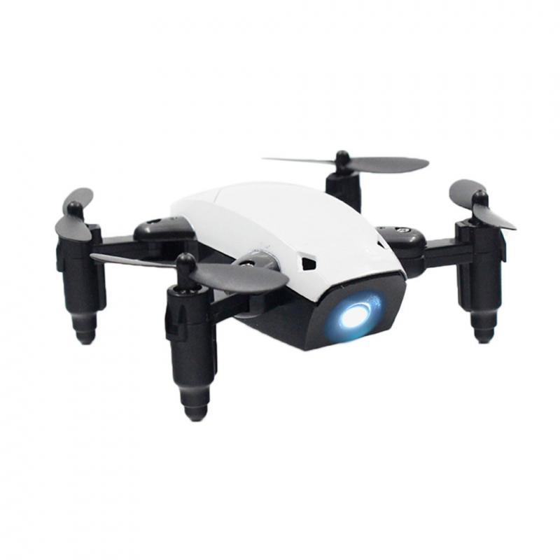 Foldable RC Mini Drone Pocket Helicopter Wide Angle Multifunction Four-axis Aircraft Quadcopter for Children Gift blue
