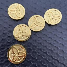 Genshin Impact Mora Metal Coin Morax Cosplay Prop Accessories Gold Plated Mora Coin Model Strengthen Equipment Collection Gifts