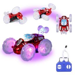 999G-27A Remote Control Stunt Car RC Car Toy With Flashing LED Lights 360° Tumbling Mini RC Model Toys Gifts For Kids Children