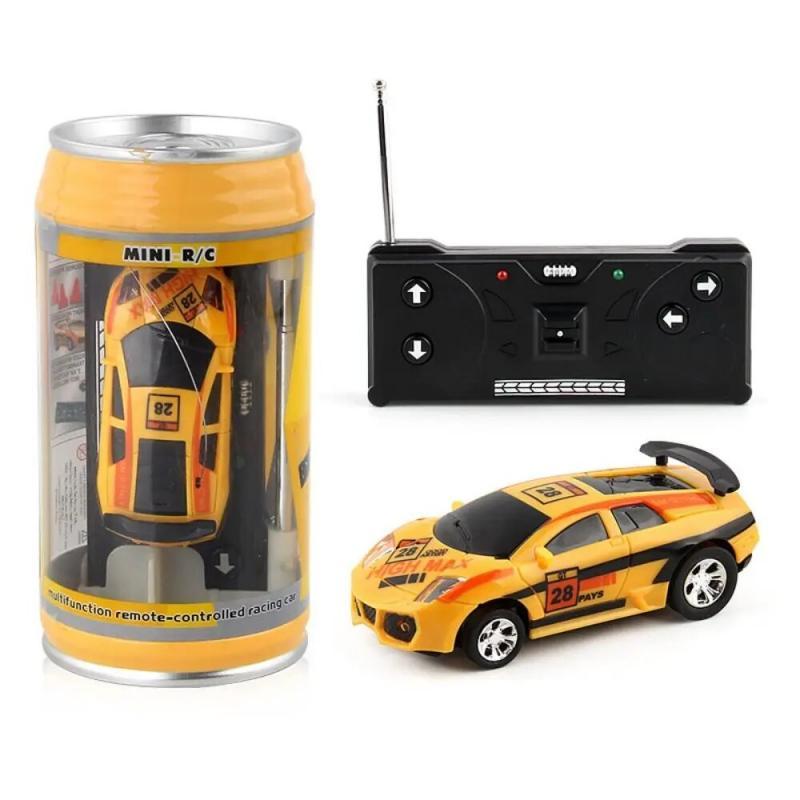 Remote Control 1:45 MINI RC Car Battery Operated Racing Car PVC Cans Pack Machine Drift-Buggy Bluetooth radio Controlled Toy