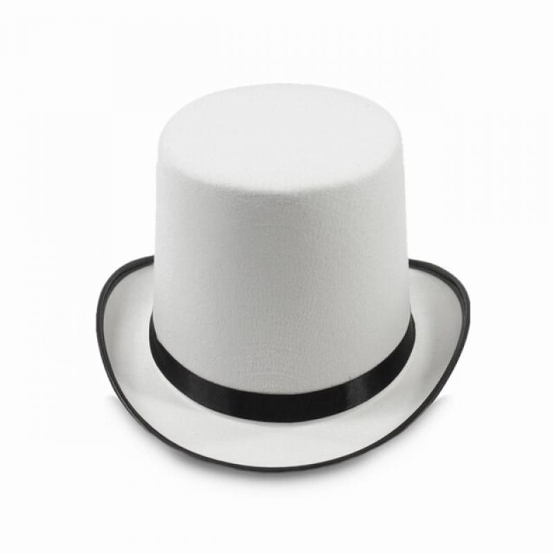 Y1UE Magician Top Hat Black Top Hat Magician Performed Hat Jazz Stage Performances Bowler Top Hat Fancy Dress Costume