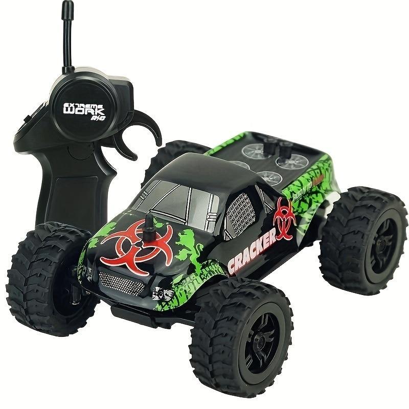 Dazzling Children's Remote Control Car 2.4g High-Speed Wireless American Pickup Truck Off-Road Racing Model Dirt Climbing Car