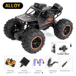 Rc Car With HD 720P WIFI FPV Camera Machine On Remote Control Stunt 1:18 2.4G SUV Radiocontrol Climbing Toys For Kids On A Sign