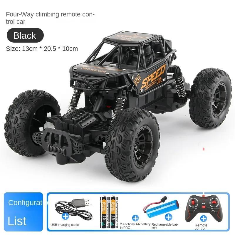 Alloy climbing mountain monster 4WD remote control car toy model 1:16 off-road vehicle rock climbing car remote control for chil