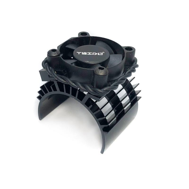 YSIDO RC Car 540 550 3650 3660 3665 Brushless Electric Motor Cover HeatSink Cooling Fan for Wltoys 124017 124016 Parts