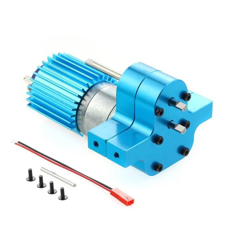 Metal Transmission Gearbox 370 Motor for WPL 1/16 RC Car B14 B16 B24 B36 C14 C24 JJRC Q60 Q61 Speed Change upgrade spare parts