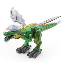 Large Spray Dinosaurs Kids Toys With Light Cartoon Electronic Walking Animal Model Dinosaurio Robot Pterosaurs Children Gift