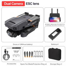 RC Quadcopter With Camera 4K Dual Camera RC Drone With Function 4 Sided Obstacle Avoidance Waypoint Flight Gesture Contro