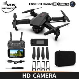 E88 Pro Drone 4k Profesional HD 4k Rc Airplane Dual-Camera Wide-Angle Head Remote Quadcopter Airplane Toy Helicopter