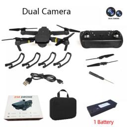 Mini RC Drone With Camera HD Wifi Fpv Photography Foldable Quadcopter Fixed Height Professional Drones E58 Gifts Toys For Boys