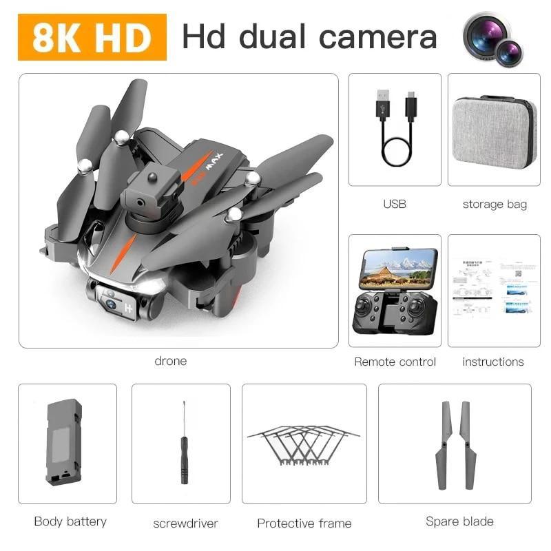 2024 NEW P11 Pro Drone Brushless Motor Dual 8K ESC Professional WIFI FPV Obstacle Avoidance Four-Axis Folding Rc Quadcopter Toys
