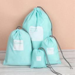 2022 4pcs/lot Set Travel Accessories Men And Women Clothes Classified Organizers Packing Bags Shoes Bags Luggage Bag Wholesale