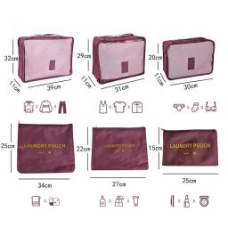 6pcs Travel Organizer Storage Bags Portable Travel Suitcases Organizer Travel Bag For Women Luggage Organizer Clothes Shoes Bag