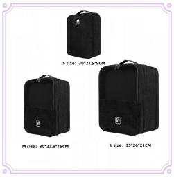 3 Layers Shoes Bag Travel Storage Box Organizer Handbags For Men Ladies Luggage Suitcases Duffle Tote Bag Travel Accessories