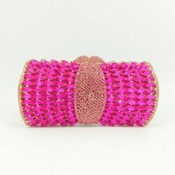 Designer Handbags High Quality 2020 Hollow Out Bridal Tote Bag Luxury Colorful Crystal Diamond Evening Bag Womens Bags Handbags