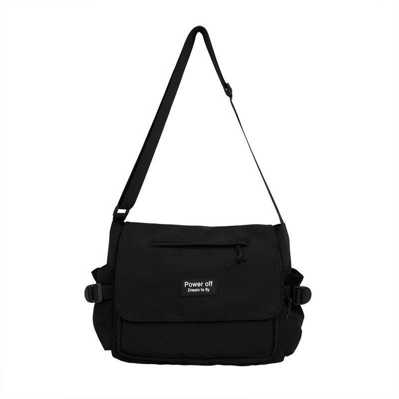 Japanese Harajuku Crossbody Bags Women 2023 Preppy Style Patchwork Color Shoulder Bag Collage Student Messenger Bag Handbags