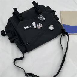 Nylon Handbags Shoulder Bag Large Capacity Crossbody Bags For Teenager Girls Men Harajuku Messenger Bag Student School Bags Sac