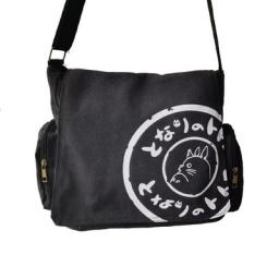 Women's Handbag Large Capacity Canvas Cartoon Messenger Tote Bag Shoulder Crossbady Handbag