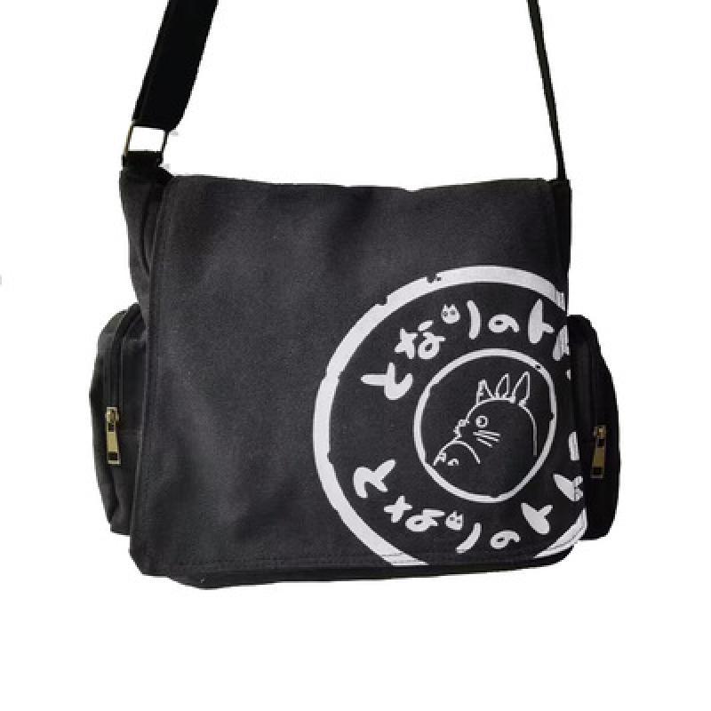 Women's Handbag Large Capacity Canvas Cartoon Messenger Tote Bag Shoulder Crossbady Handbag