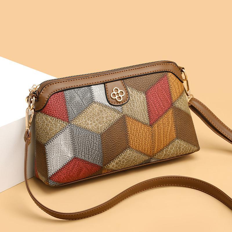 High Quality PU Leather Women Small Crossbody Shoulder Bags Luxury Handbag Lady Messenger Bag Simple Shell Phone Satchels
