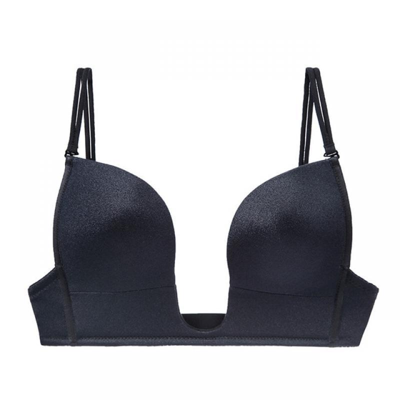 Summer Underwear for Women Lift Up Sexy Bralette Low-cut Open Back Bra PushUp Unlined tube top Lingerie Gift bra extender hook
