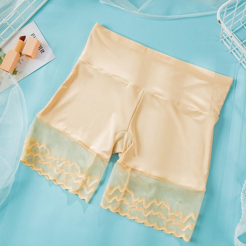 Women Safety Shorts Pants Seamless Nylon High Waist Panties Seamless Anti Emptied Boyshorts Pants Girls Slimming Underwear