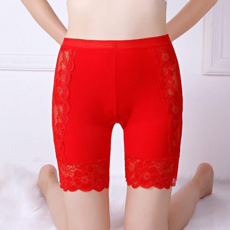 2023 New Female Panties Lace Seamless Safety Short Pants Women's High Waist Stretch Shorts Briefs Slimming Underwear Lingerie