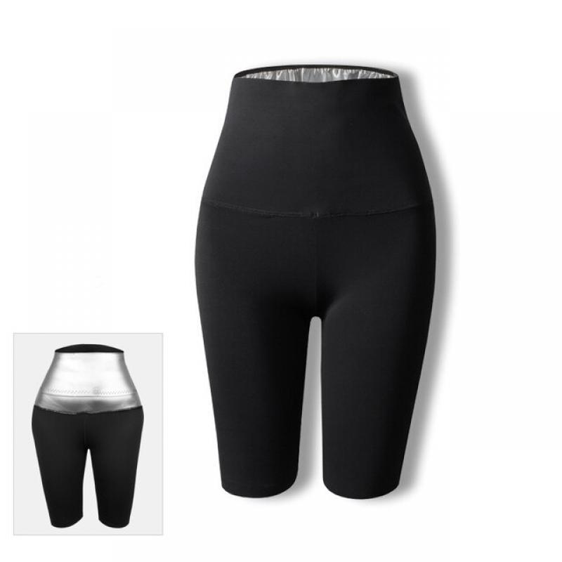 New Women Sauna Sweat Pants Thermo Fat Control Legging Body Shapers Fitness Stretch Control Panties Waist Slim Shorts