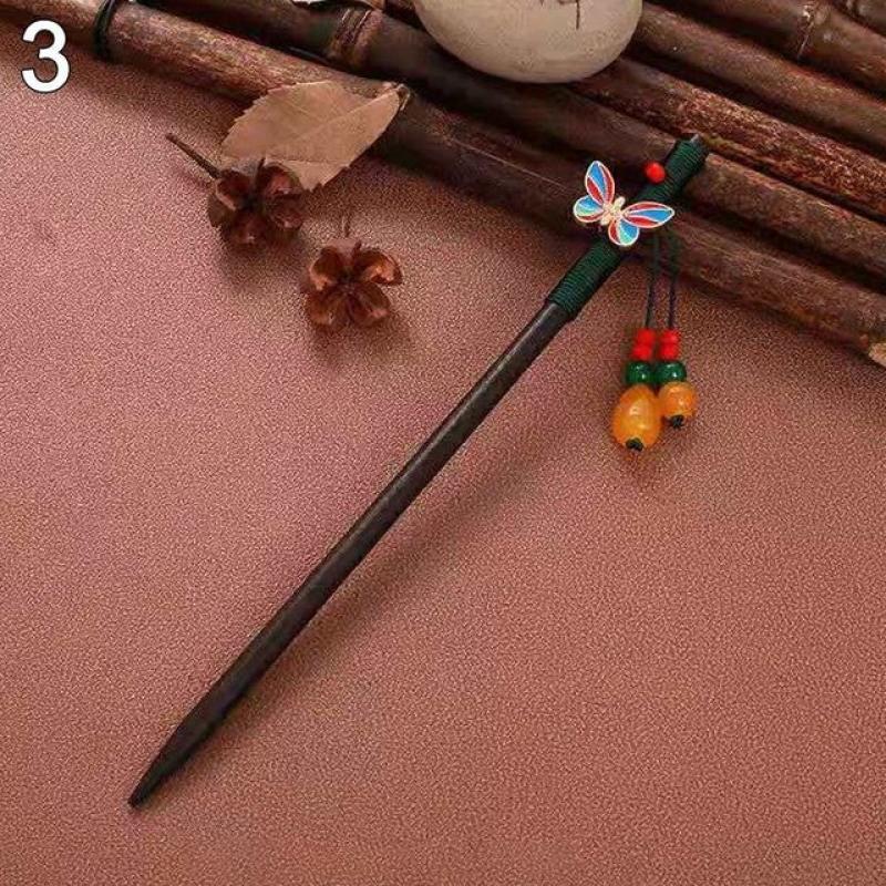 10 Styles Women Metal Glaze Hairpin Woman Jewelry Accessories Hair Fork Hair Clip Hanfu Hair Stick Hair Chopsticks