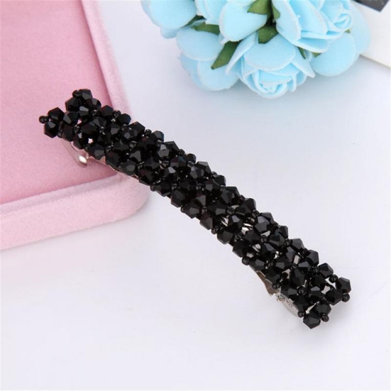 New Korean Elegant Hairpins Hairgrips Crystal Rhinestone Barrettes Hair Clips For Women Girls Hair Accessories