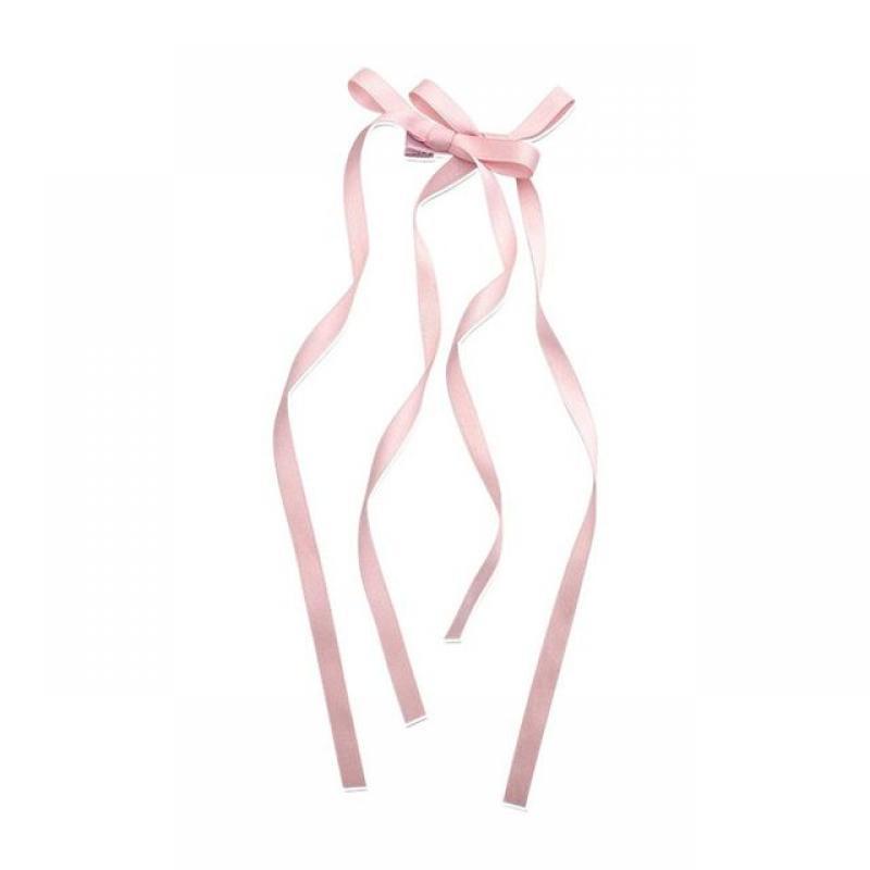 Double Bow Hairpin Cute Braided Long Ribbon Hair Clip Hair Barrettes Lolita Balletcore Headdress Hair Accessories For Women
