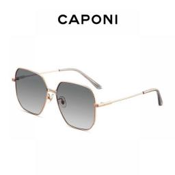 CAPONI Women's Sun Glasses High Quality Nylon Lens Material Sunglasses Fashion Trend Gradient Color UV400 Coating Eyewear CP7172