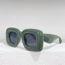 Inflatable Rectangular Sunglasses For Women In Wrap Rectangle Sun Glasses Men Fashion Big Frame Sunglass Square Shades UV400