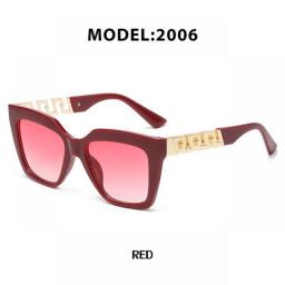 Boyarn Luxury Brand Design Fashion Cat Eye Sunscreen  Women's Advanced Sense Ins Punk Glasses Legs Sse Sunglasses Sun Glasses