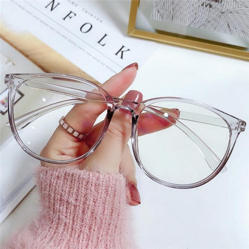 Fashion Anti Blue Light Classic Women Square Clear Eyeglasses Metal Glasses Fram Men Computer Optical Eyewear New