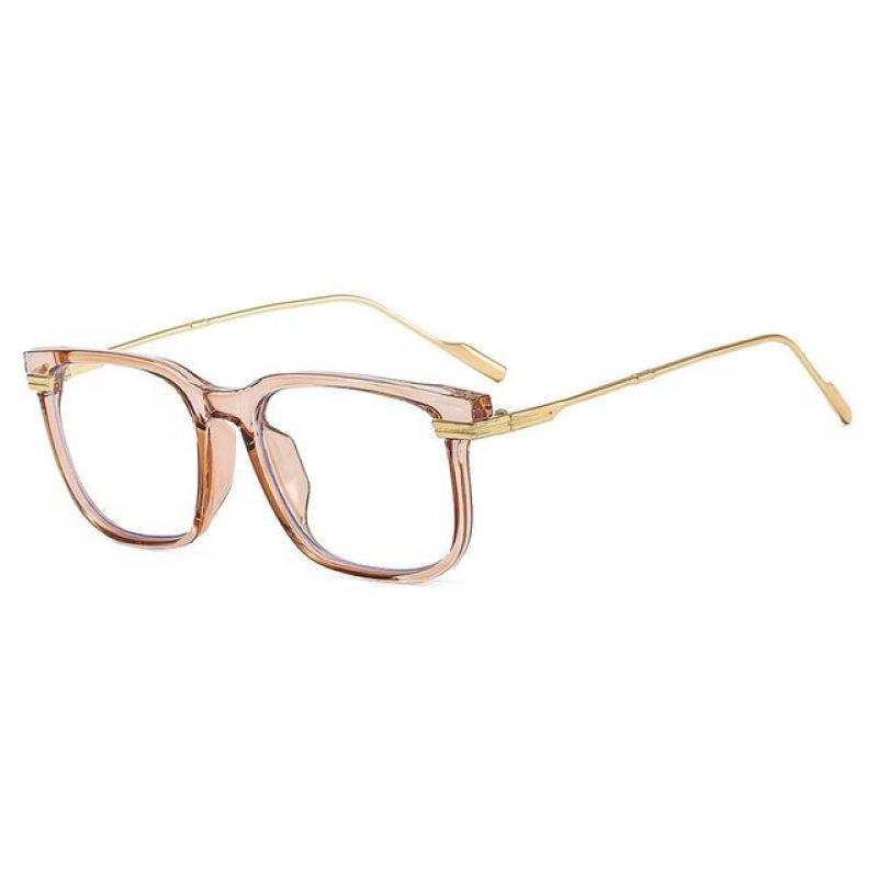 Women Eye Protection Durable Portable Oversized Eyeglasses Ultra Light Frame Anti-Blue Light Glasses Computer Goggles