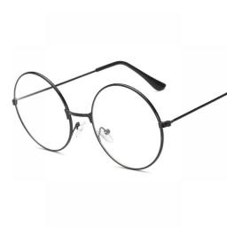 2019 New Fashion Simple Unisex Round Plain Glasses For Men Women Metal Frame Glasses For Wedding Party Eyeglasses