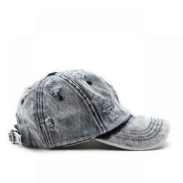 D&T 2022 New Fashion Multi-color Ripped Denim Brand Master Adjustable Casual Era Minimalist Style Outdoor Travel Baseball Cap