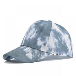 New Fashion Women Tie Dye Cap Multicolor Irregular Print Baseball Cap Female Outdoor Streetwear Summer Caps Hats