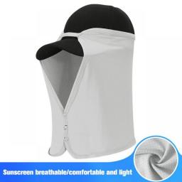 1pcs Baseball Cap Sun Protector Fishing Hat Face Neck Sunshade Masks Cap UV Protection Visor Headwear For Outdoor Sports
