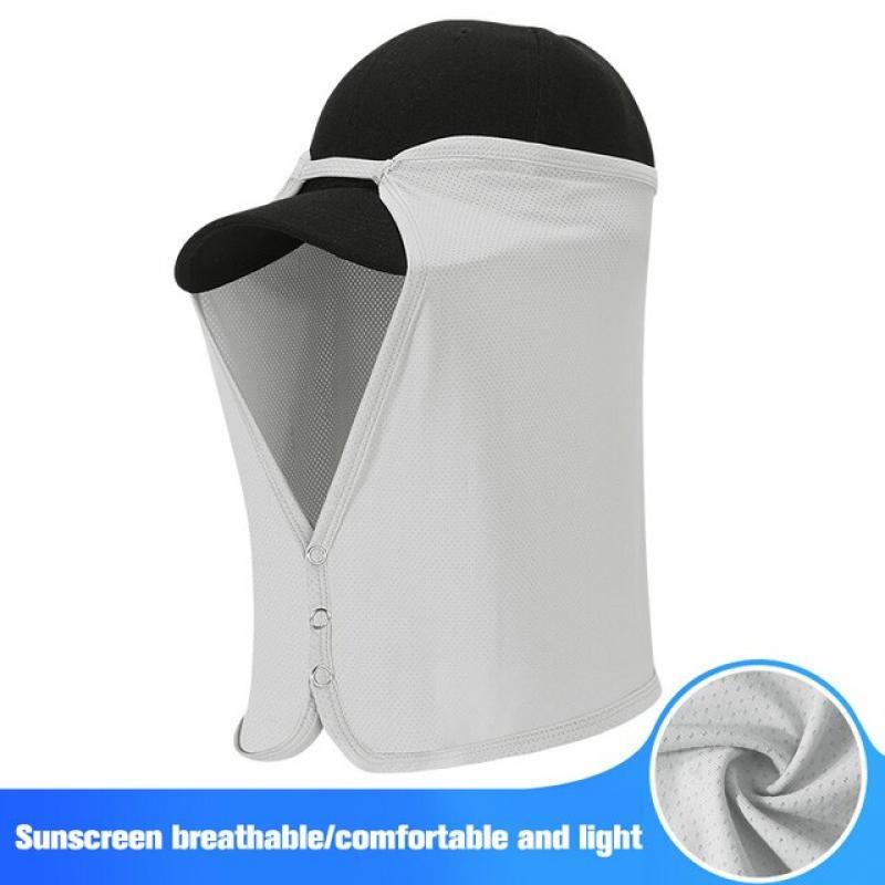 1pcs Baseball Cap Sun Protector Fishing Hat Face Neck Sunshade Masks Cap UV Protection Visor Headwear For Outdoor Sports