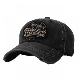 2023 New Washed Cotton Embroidery Baseball Cap Female Truck Driver Male Hat Street Cap Bone Casual Hip Hop Cap