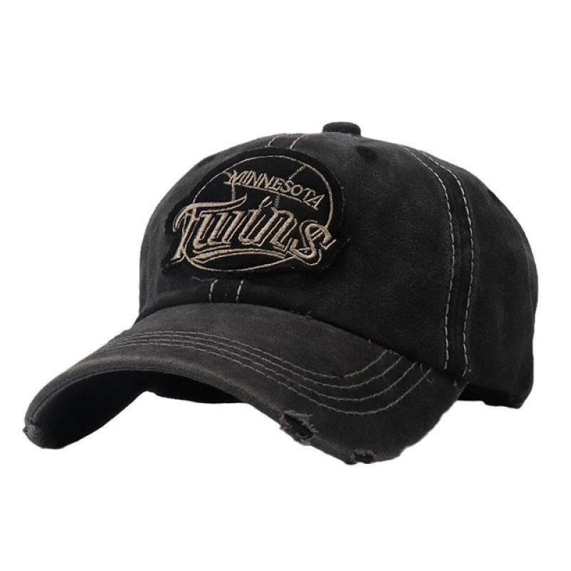 2023 New Washed Cotton Embroidery Baseball Cap Female Truck Driver Male Hat Street Cap Bone Casual Hip Hop Cap