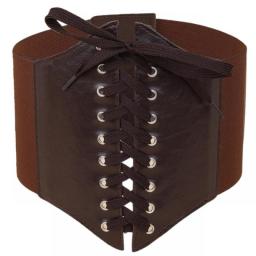 Gothic Solid Color Lift Up Female Waist Corset Wide Cotton Belt Women Fashion Slimming Waistband Adjustable Corsets