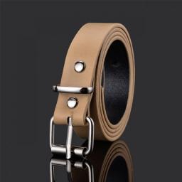 Boys Fashion Children Leather Belts Design Alloy Pin Buckle Boys Girls Kid Casual Waistband Jeans Adjustable Men's Belt