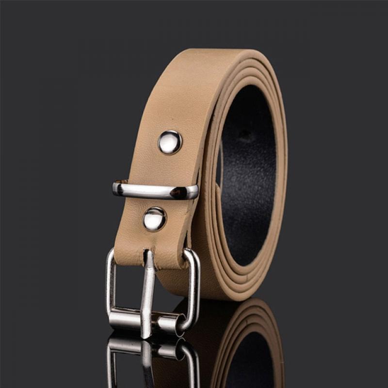 Boys Fashion Children Leather Belts Design Alloy Pin Buckle Boys Girls Kid Casual Waistband Jeans Adjustable Men's Belt
