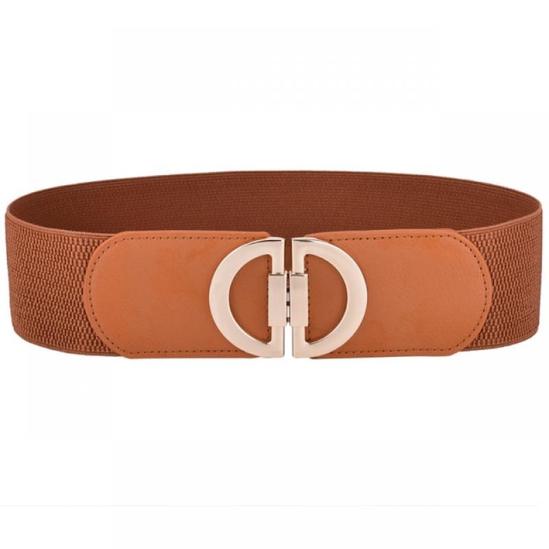 Women Wide Stretchy Belt Fashion Vintage Elastic Female Waist Cinch Girls Cummerbund