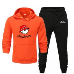 Homens Grande Carta Imprimir Brushed Fleece Camisola Masculina Estranha Coisas Oversized Harajuku Street Apparel Casual Hoodie P